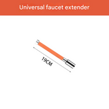 Flexible Faucet Extender for Bathroom – 360° Rotating, Splash-Proof, Universal Connector