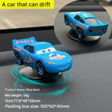 Drift Car Dashboard Ornament – Dynamic Alloy Model with Motion Sensor