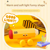 2B Pencil Night Light – Creative Geometric Desk Lamp & Phone Holder Gift