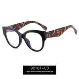 Retro Round Blue Light Glasses for Women – Large Frame Eyewear | Myopia-Ready