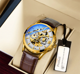 Automatic Mechanical Men's Watch – Waterproof & Luminous