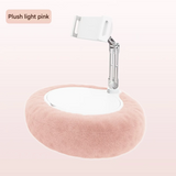 Plush Pillow Tablet & Phone Stand – Folding Lazy Holder for Bed, Sofa & Desk