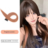Invisible One-Piece Dyed Wig – Long Straight Realistic Hair Extension for Women - 55cm long