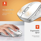 2.4G Wireless Mouse for Laptop & Desktop – USB, 1200 DPI, 6-Button, Battery Powered