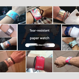 Trendy Paper Watch for Boys – Lightweight Digital Student Gift | Creative Design