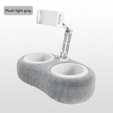 Plush Pillow Tablet & Phone Stand – Folding Lazy Holder for Bed, Sofa & Desk