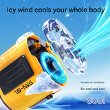 Powerful Waist-Hanging Fan – Portable USB Rechargeable Fan