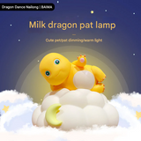 Milk Dragon Night Light – Adjustable Brightness, Eye Protection Table Lamp