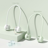 Foldable Hanging Neck Fan – Ultra-Quiet, USB Rechargeable, Hands-Free
