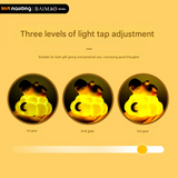 Milk Dragon Night Light – Adjustable Brightness, Eye Protection Table Lamp