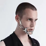 Cyberpunk Jaw Armor Alloy Mask – Punk Accessory