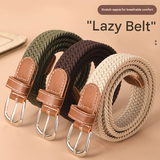 Unisex Elastic Woven Canvas Belt