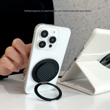 Ultra-Thin Magnetic Phone Ring Holder – 360° Rotating Metal Grip