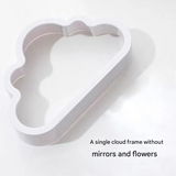DIY Cloud Tulip Night Light – Handmade Nordic-Style Floral Mirror Lamp with Built-In Battery