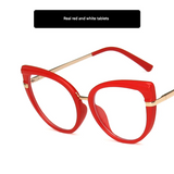 Classic Cat Eye Anti-Blue Light Glasses for Women – TR90 Retro Flat Frame