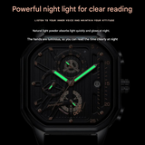 Men’s Trendy Quartz Chronograph Watch – Stainless Steel, Luminous Dial