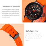 Sinobi Women's Sports Quartz Watch – Waterproof Silicone Strap, Luminous Dial