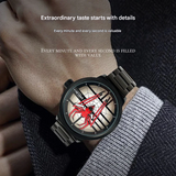 BELBI Men's Sports Quartz Watch – 30M Waterproof, Spider-Man Dial