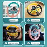 Interactive Baby Steering Wheel Toy with Lights & Sounds – Educational Car Simulator