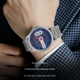 BELBI Men's Business Quartz Watch – Large Dial, Luminous Hands, 30M Waterproof