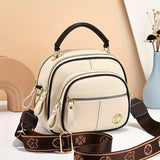 Women's Fashionable Versatile Small Handbag With Adjustable Strap