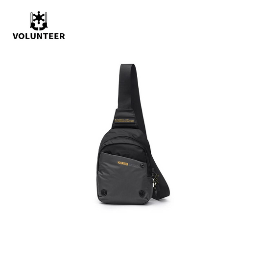 Volunteer Men’s Chest Sling Bag – Oxford Cloth Crossbody Backpack for Travel & Sports