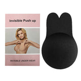 Cross-border exclusive silicone breast patch invisible bra invisible underwear rabbit ears invisible silicone breast patch anti-sagging