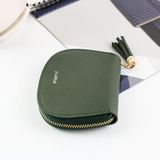 Pieru Women’s Mini Coin Purse – PU Leather Tassel Wallet