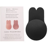 Cross-border exclusive silicone breast patch invisible bra invisible underwear rabbit ears invisible silicone breast patch anti-sagging