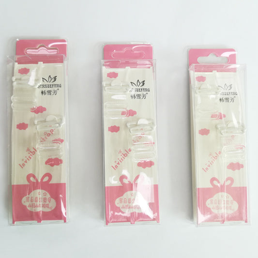 Transparent Shoulder Strap Invisible Shoulder Strap Bra Strap Frosted Transparent Widened Invisible Strap Adjustable Lingerie Strap Anti-slip