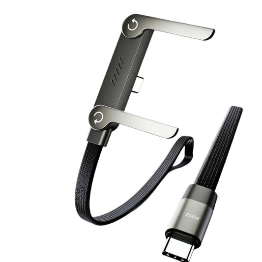 240W Aifeng Mobile Phone Type-C Android Phone Charging Cable Stand Charging Cable Phone Stand Phone Cable Fast Charging