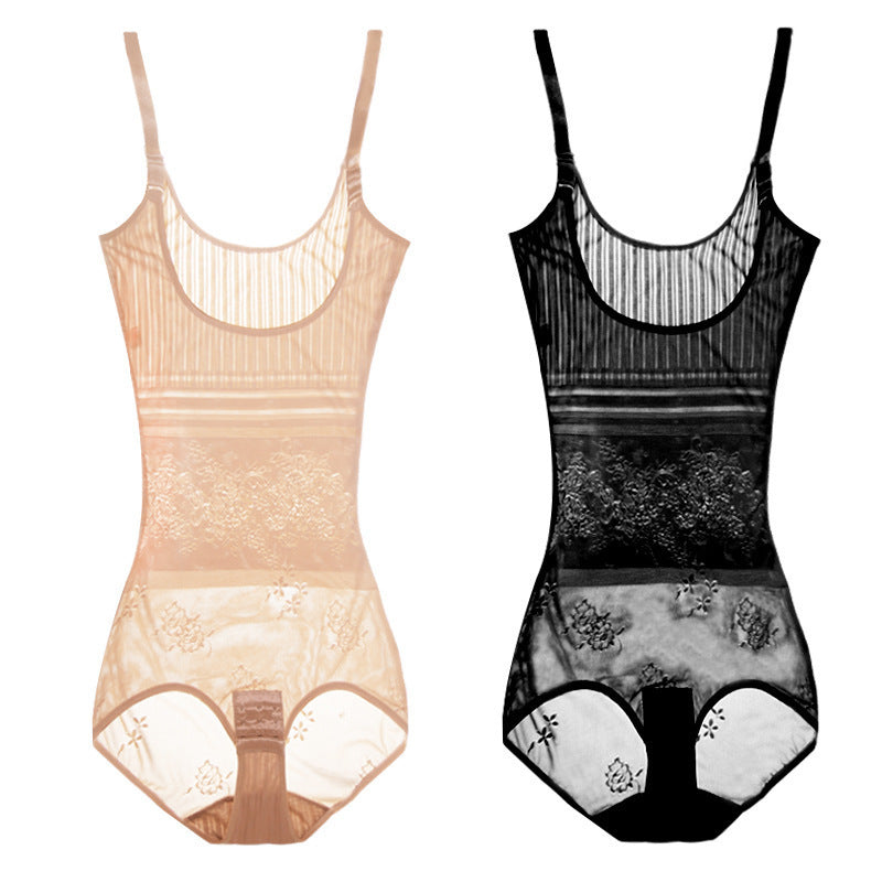 Body shaping clothes belly contracting women's postpartum binding plastic waist lifting arm waist binding chest supporting triangle one-piece corset