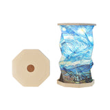 Creative Gifts Magnetic Folding Rotating Lamp Origami Art Atmosphere Table Lamp Cultural and Creative Gifts Night Light Souvenirs