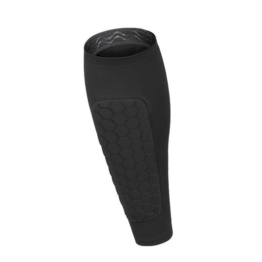 Honeycomb Calf Protection Socks for Teenagers, Football Anti-Collision Eva Anti-Slip Breathable Basketball Cycling Sports Leg Protection Gear