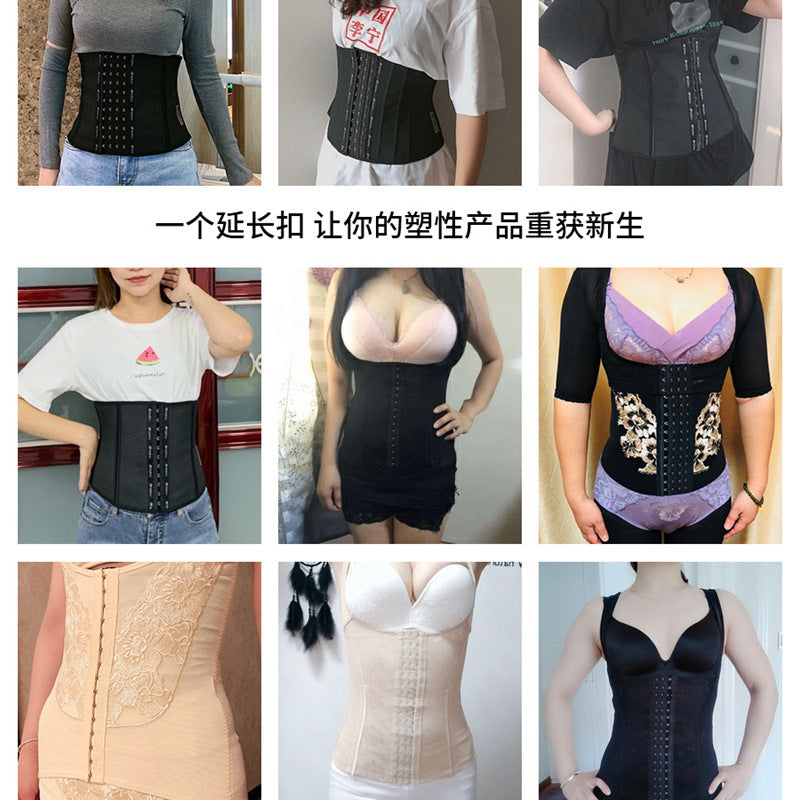 Bra extension buckle 10 buckle three rows of ten buckle belly buckle underwear buckle corset extension buckle accessories Accessories Wholesale