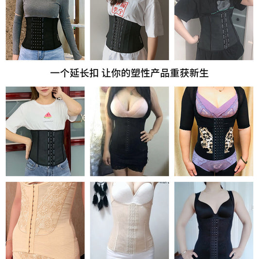 Bra extension buckle 10 buckle three rows of ten buckle belly buckle underwear buckle corset extension buckle accessories Accessories Wholesale