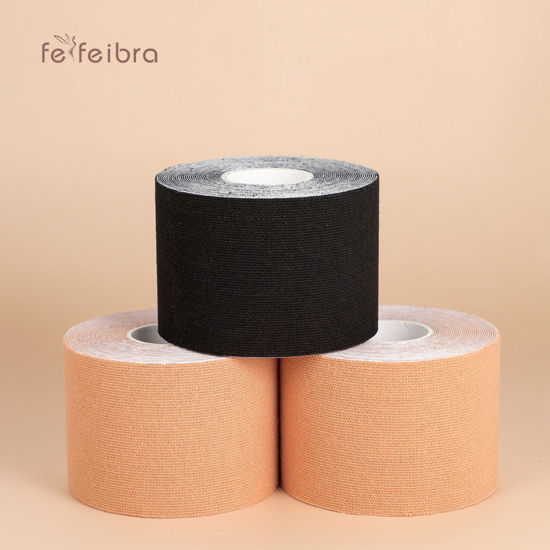 Cross-Border Popular Elastic Cloth Lifting Tape Push-Up Self-Adhesive Invisible Lifting Chest Tape Sports Bandage Chest Patch