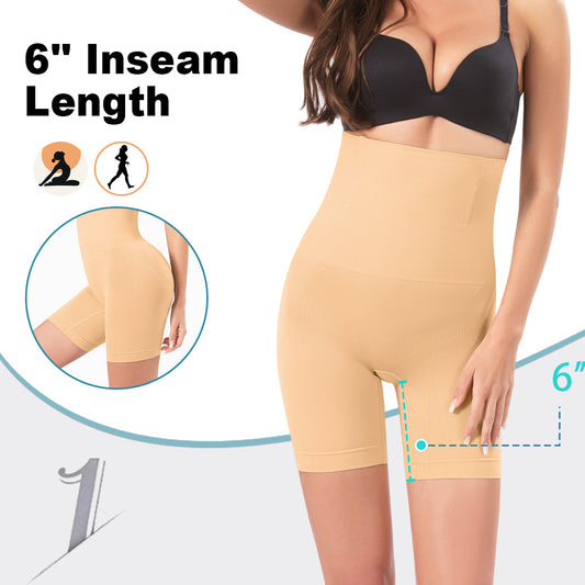 Zhanrun cross-border 0012 seamless body shaping high waist belly contracting hip lifting body shaping women's boxer briefs underwear