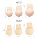 Cross-border exclusive silicone breast patch invisible bra invisible underwear rabbit ears invisible silicone breast patch anti-sagging