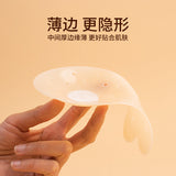 Breathable Solid Silicone Nipple Covers for Dresses, Anti-Exposure, Thin Invisible Seamless Lift-Up Breast Pads