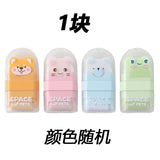 Morning Light Rolling Eraser with Cute Animal Shapes, Dual-Head Eraser, Two-In-One Erasing and Debris Collection, Clean Eraser for Students
