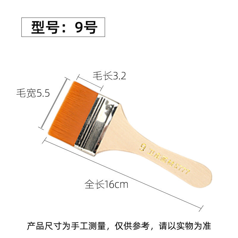 Nylon Hair Oil Painting Brushes, Red Handle Brushes, Watercolor Gouache Brushes, Industrial Children's Painting Brushes, Wholesale