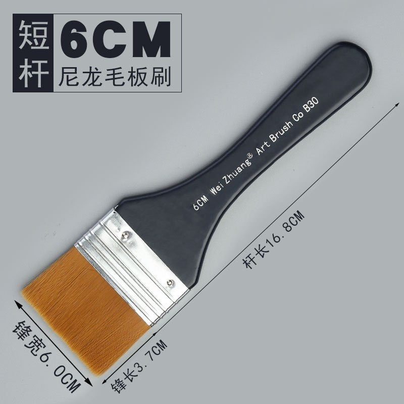 Nylon Hair Oil Painting Brushes, Red Handle Brushes, Watercolor Gouache Brushes, Industrial Children's Painting Brushes, Wholesale