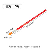 Nylon Hair Oil Painting Brushes, Red Handle Brushes, Watercolor Gouache Brushes, Industrial Children's Painting Brushes, Wholesale