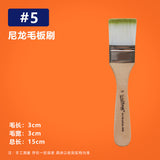 Nylon Hair Oil Painting Brushes, Red Handle Brushes, Watercolor Gouache Brushes, Industrial Children's Painting Brushes, Wholesale