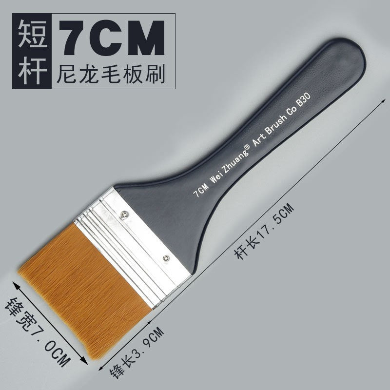 Nylon Hair Oil Painting Brushes, Red Handle Brushes, Watercolor Gouache Brushes, Industrial Children's Painting Brushes, Wholesale