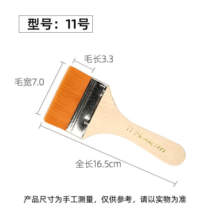Nylon Hair Oil Painting Brushes, Red Handle Brushes, Watercolor Gouache Brushes, Industrial Children's Painting Brushes, Wholesale