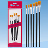Nylon Hair Oil Painting Brushes, Red Handle Brushes, Watercolor Gouache Brushes, Industrial Children's Painting Brushes, Wholesale