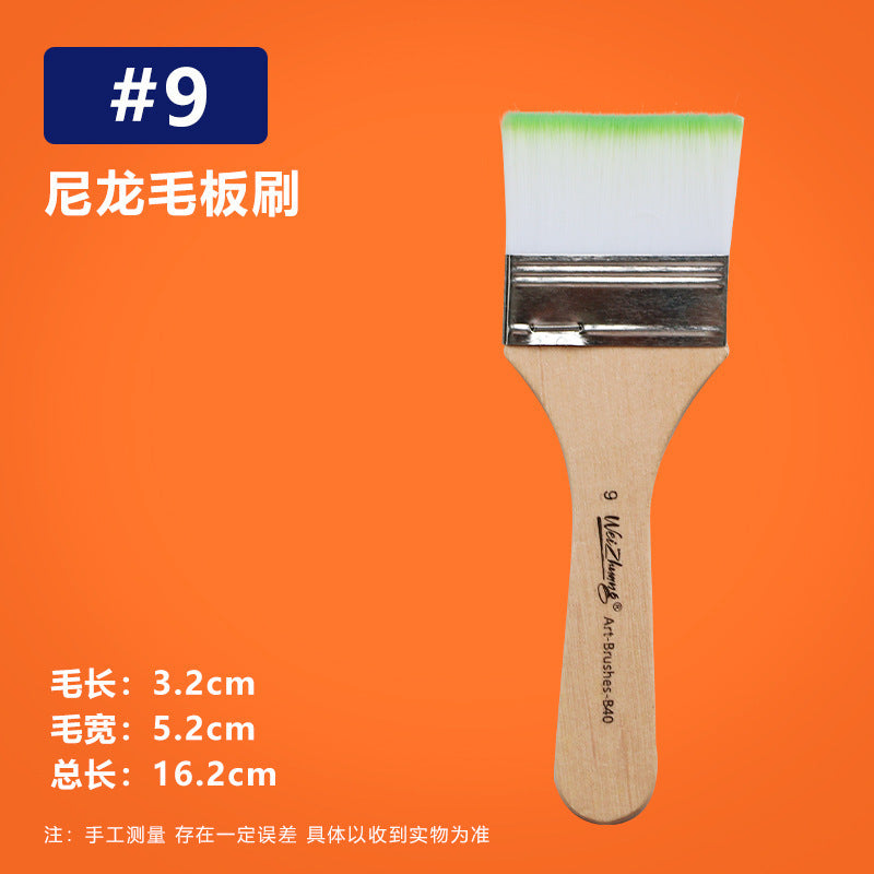 Nylon Hair Oil Painting Brushes, Red Handle Brushes, Watercolor Gouache Brushes, Industrial Children's Painting Brushes, Wholesale