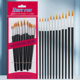 Nylon Hair Oil Painting Brushes, Red Handle Brushes, Watercolor Gouache Brushes, Industrial Children's Painting Brushes, Wholesale